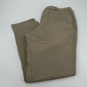 Bearbottom Mens XL 30" Khaki Tan Stretch Tech Pants Chino Commuter Lightweight